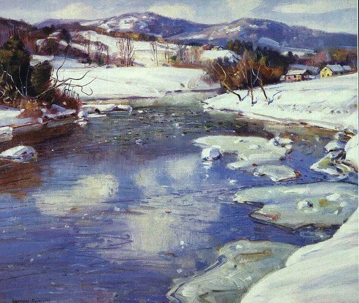 George Gardner Symons Valley Stream in Winter